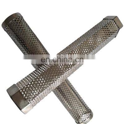 6 inch 12 inch stainless steel perforated smoker tube