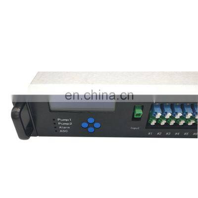 dual pump  rf input equipment fiber high power edfa optical amplifier