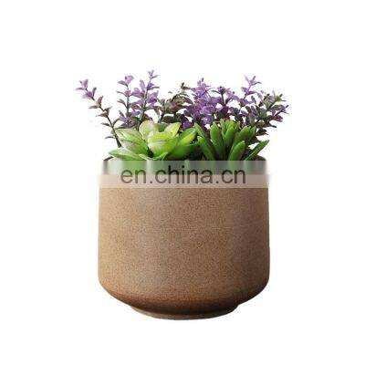 Jingdezhen handmade cavernous porous unglazed porcelain flower succulent pots wholesale