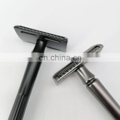 Classic Mens Copper Metal Handle Double Edge Blade Shaving Safety Razor photo-5