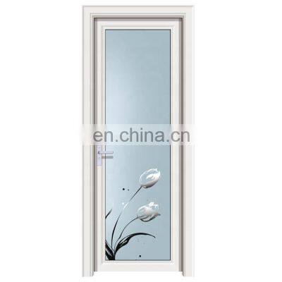 China hot sale aluminum alloy bathroom decoration glass door