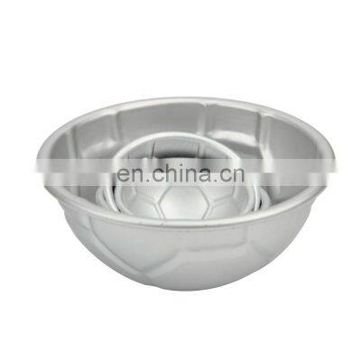 Wholesale Alu-Anode Aluminum Mini Cake Mould Football Style Cake Mould