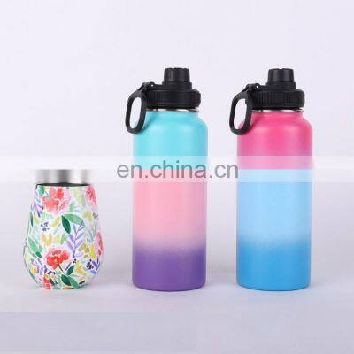 High Quality Insulated Double Wall Water Bottle Stainless Steel Thermos Vacuum Flask photo-3
