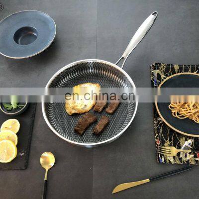 Household Omelette Frying Induction SS Deep Shape Non Stick Baking Cheese Round Cake Pan photo-2