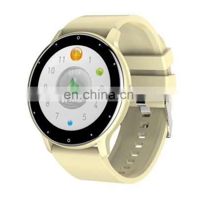 New Product Rohs Touch Screen Smartwatch Round Straps Logo Custom Zl02 Smart Watch