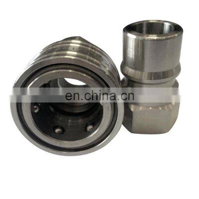 Injection Molding hydraulic coupler Straight Through Ball Lock Hydraulic Fitting
