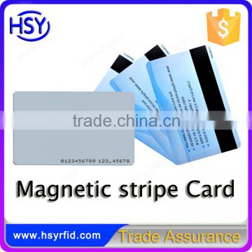 HSY blank pvc rfid smart magnetic card printing