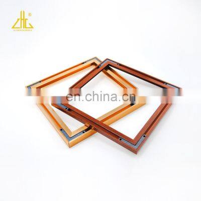 Germany polish mirror finish aluminum peofiles frame /aluminum polishing aluminum frame extrusion profiles