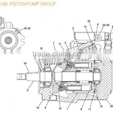 2545146 Hydraulic pump assy for 950H