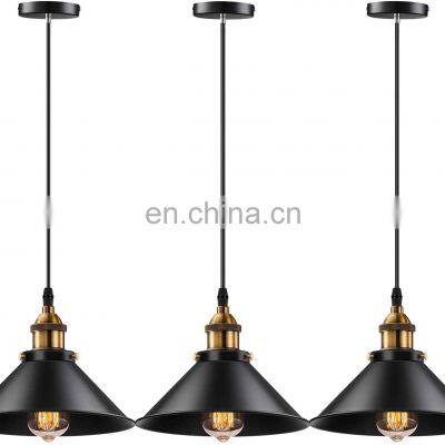 industrial lamp shade lampara colgante negra nordic moderner luminaria pendente vintage pendant kitchen light lamp lighting