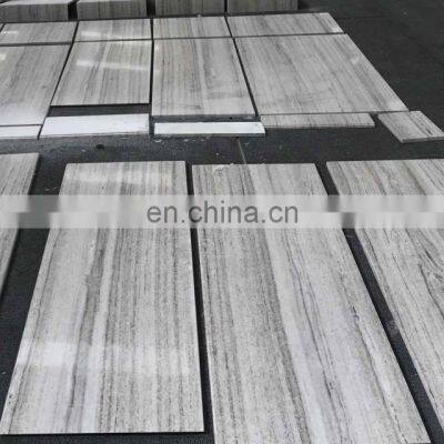 Hot Sell Athen Grey Wooden Vein Marble Floor Tile