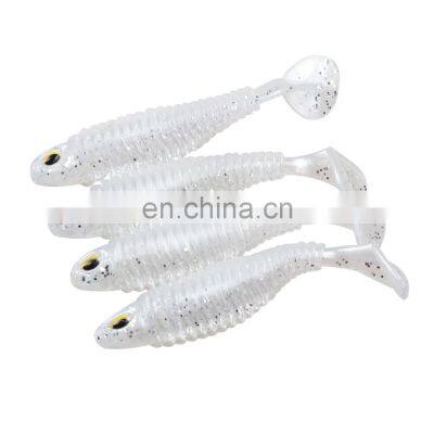 JOHNCOO Vivid Colorful Carp Soft Baits 80mm 110mm Fishing Lure Fishing Worms Red and White photo-3