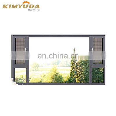 JYD Double Tempered Australian Standard Soundproof Double Glazed Casement Window For Home