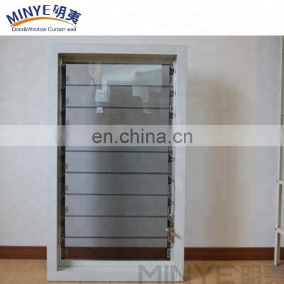 Security european rolling shutter windows glass roller shutter