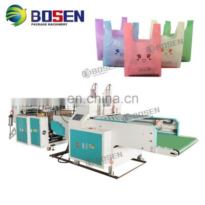 T Shirt bag making equipment