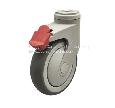 Hollow Rivet Super Mute Rubber Casters (135kg)