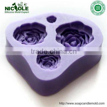 3D Silicone Candy Fondant High Quality Veined Cake Decoration Flower Silicone Molds photo-2