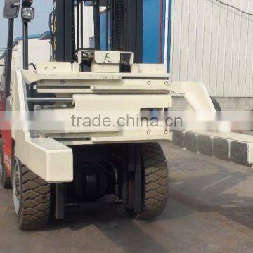 forklift concrete block clamp