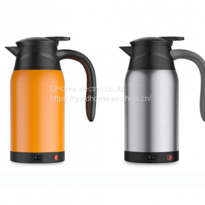 Vehicle Mounted Kettle 12V24V Large Capacity Stainless Steel Electric Kettle Portable Truck Water Heater(Wechat:13510231336)