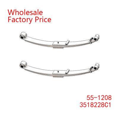 3518228C1, 55-1208 Heavy Duty Vehicle Front Axle Wheel Parabolic Spring Arm Wholesale For Navistar