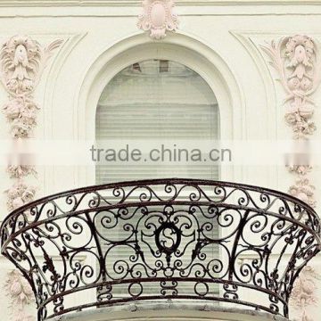 Iron balcony balustrade