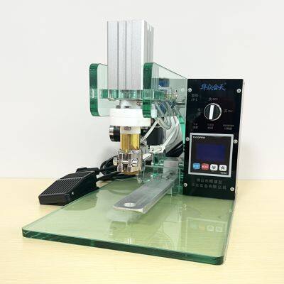 semi-automatic coffee bag one way degassing valve applicator machine/sealing machine