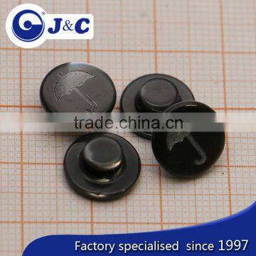 1 holes black river shell buttons, river shell buttons with base holes