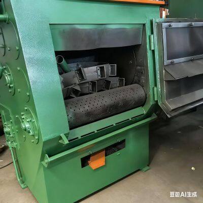 Q326 Crawler Shot Blasting Machine Rust Removal Sandblasting Machine Drum Shot Peening Equipment High Efficiency photo-3