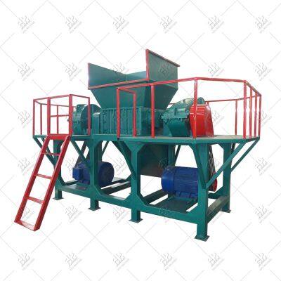 Twin shaft Engine block shredder scrap metal bale shredder steel waste crusher