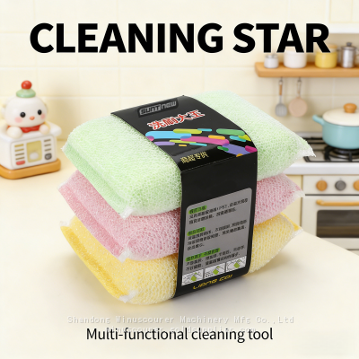 Heavy Duty Kitchen Scrub Sponges, Reusable Non-Scratch Scouring Pads for Pots & Pans photo-5