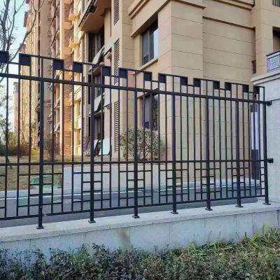 3D панели черного оцинкованного стального орнаментального забора для украшения жилых помещений