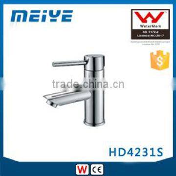 HD4231S 35mm Watermark Australian Standards WELS Quality Round Single Hole Bathroom Kitchen Basin Flick Mixer Tap Faucet