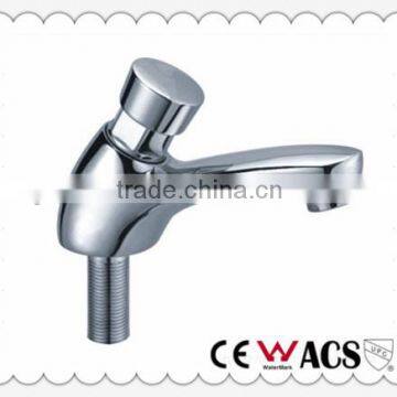 Basin time control time delay self-closing faucet