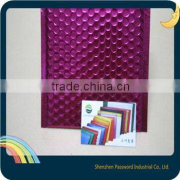 guangdong china #0 Aluminum padded bubble envelope/Rose Red foil bubble bags