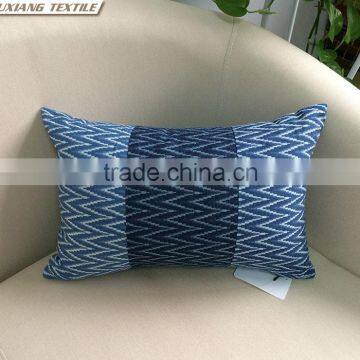 Printed Denim Fabric Patchwork Christmas Decorations Cushion Cover photo-2