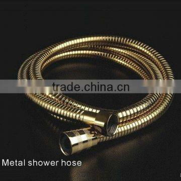 Stainless Steel Golden Plated Flexible Shower Hose