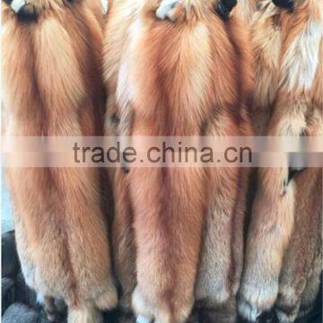 Factory Wholesale Fabric Material Fox Skin Natural Red Fox Fur Skin