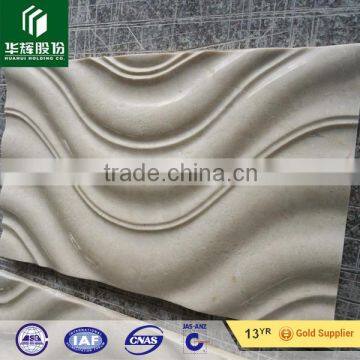 CNC carving natural stone marble wall tiles
