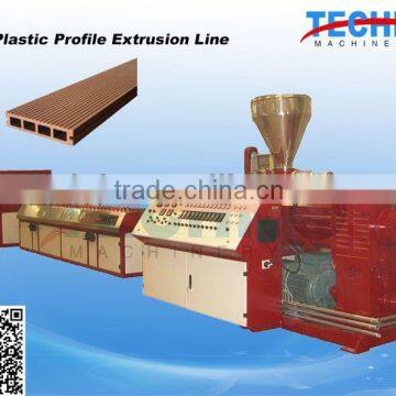 PP PE PVC Wood Plastic Composite WPC Profile Manufacturing Machines