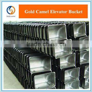 Deep bottom steel bucket