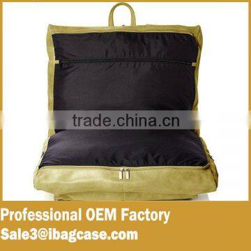 Leather Garment Bag Distressed Custom High Quality Suit Bag for Men photo-4