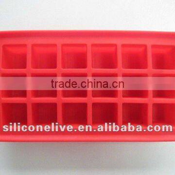 promotional square shape silicone ice tray in home & garden