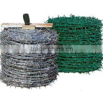 Pvc coated barbed iron wire