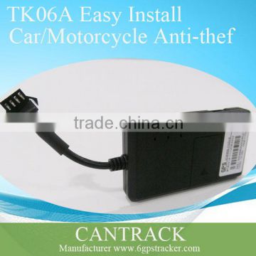 Motorcycle anti-theft/speeding alarm tracking device GPS tracker TK06A