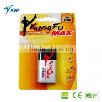 zinc carbon 6F22 9v canon battery