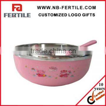 2014 New Arrival Stainless Steel Bowl With Spoon Thermal Insulated photo-3