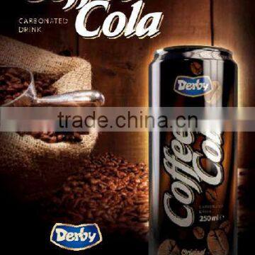 Carbonated drink Derby Coffee 250ml CAN