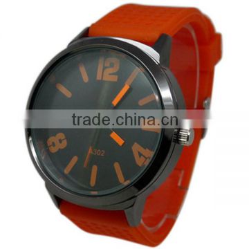 Hot classic arabic numbers silicon rubber wrist watches for sale