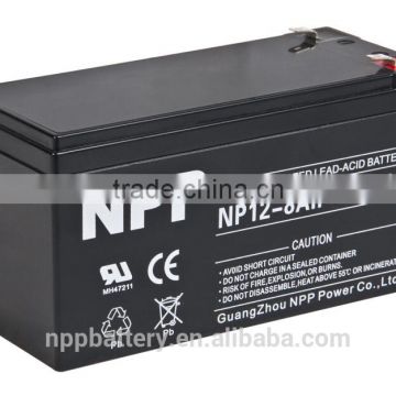 12V 8AH small maintenance free battery