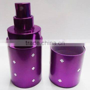 30ml fat round refillable aluminum perfume atomizer bottle